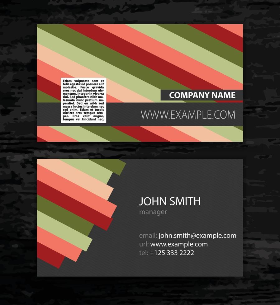 Vector  creative business cards