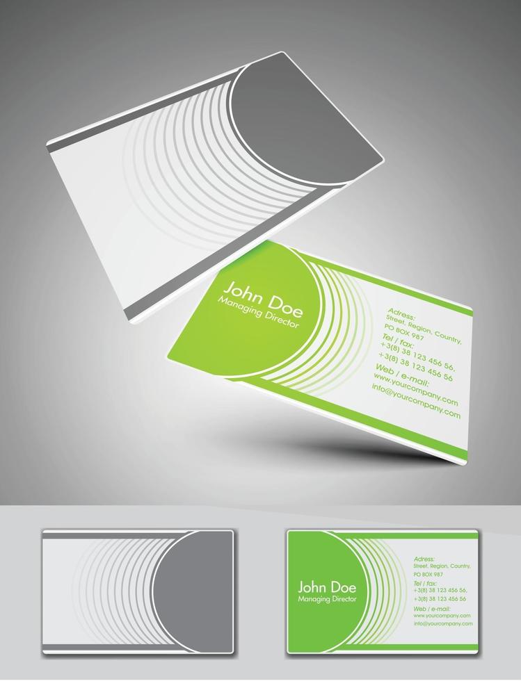 Vector creative business card template