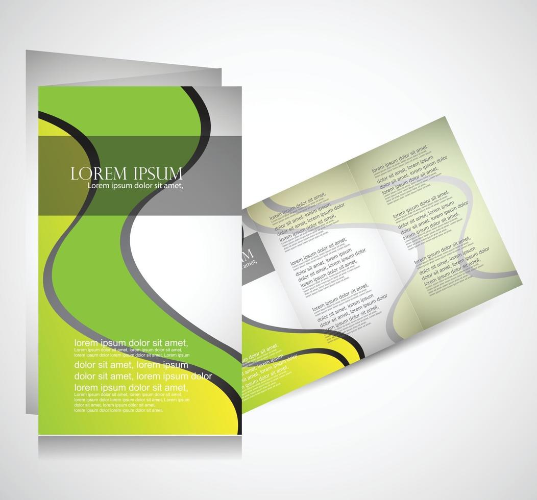 Brochure template vector design