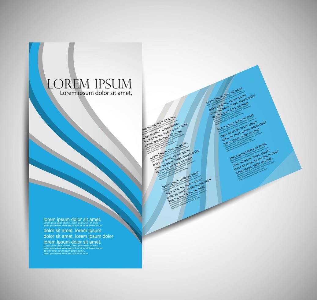 Brochure template vector design