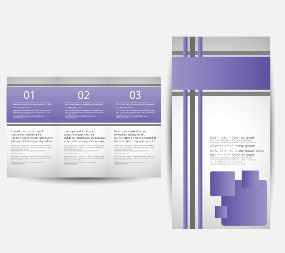 Creative brochure template design vector