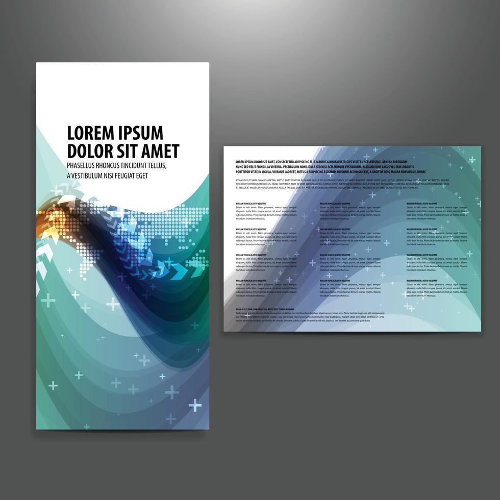 Brochure template vector design