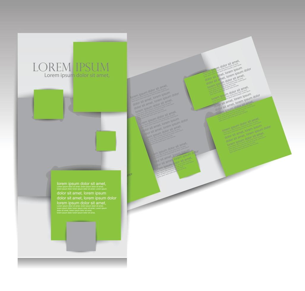 Brochure template vector design