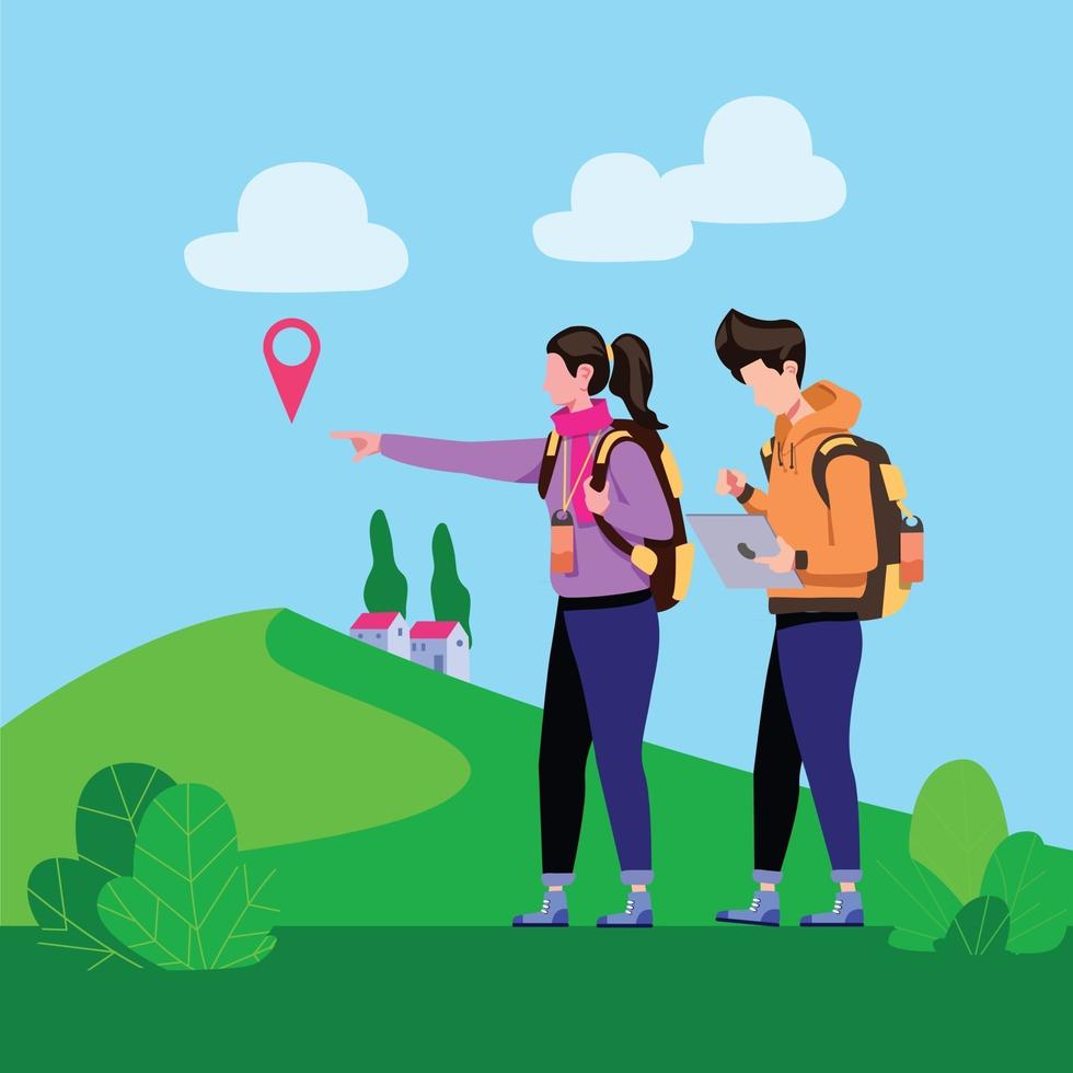 Traveling  illustration concept vector