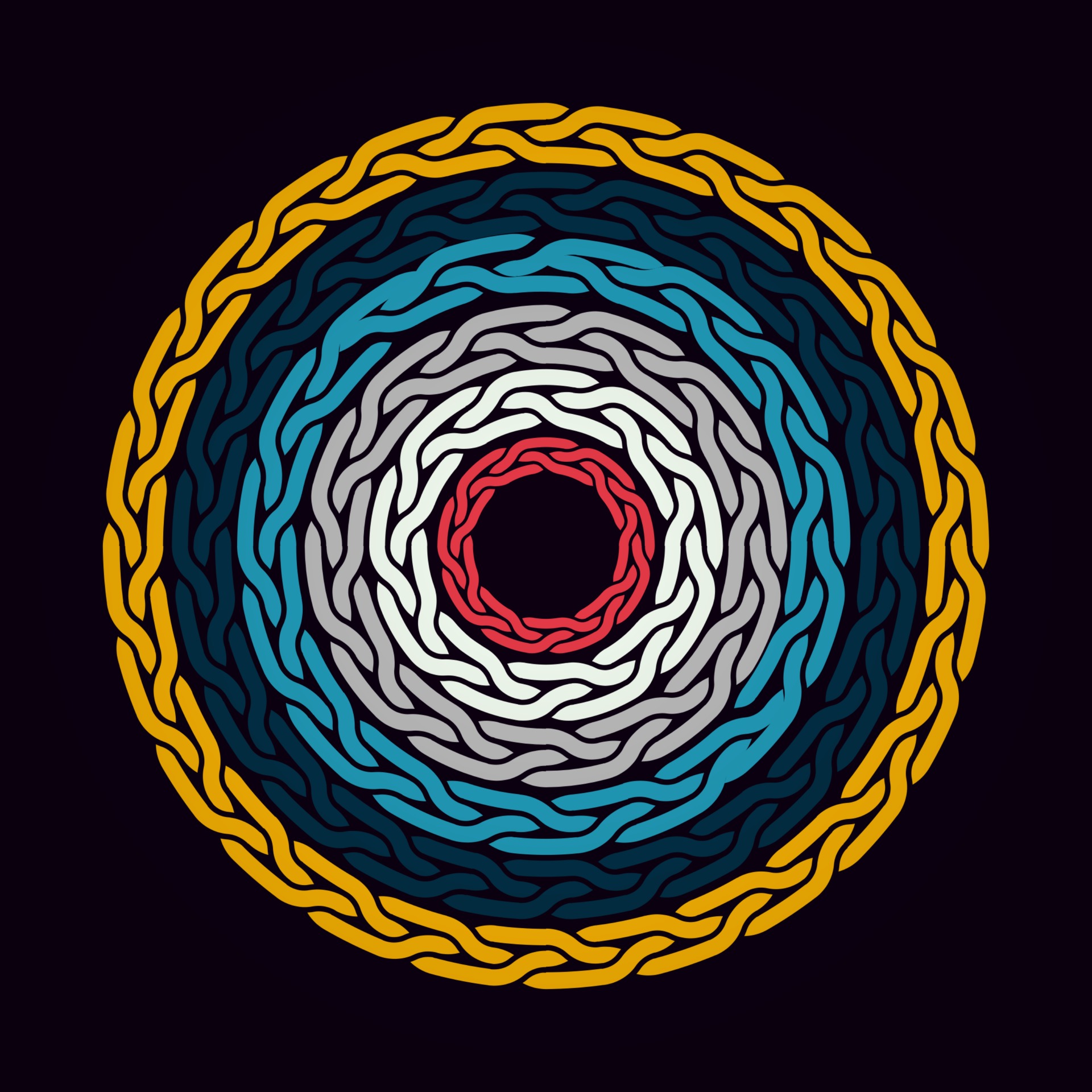 abstract interlace rope design 2774676 Vector Art at Vecteezy