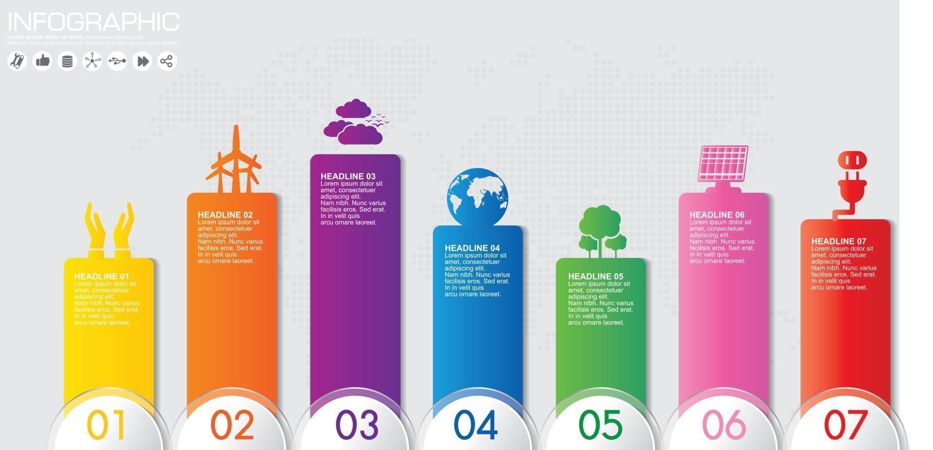 Abstract 3D digital illustration Infographic. Vector illustration can be used for workflow layout, diagram, number options, web design.