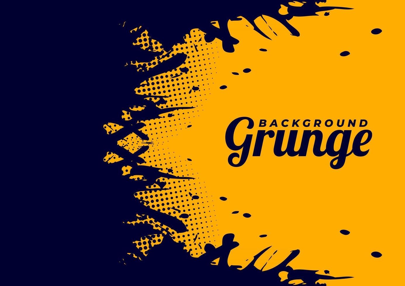 Beautiful Yellow Vector Grunge Background