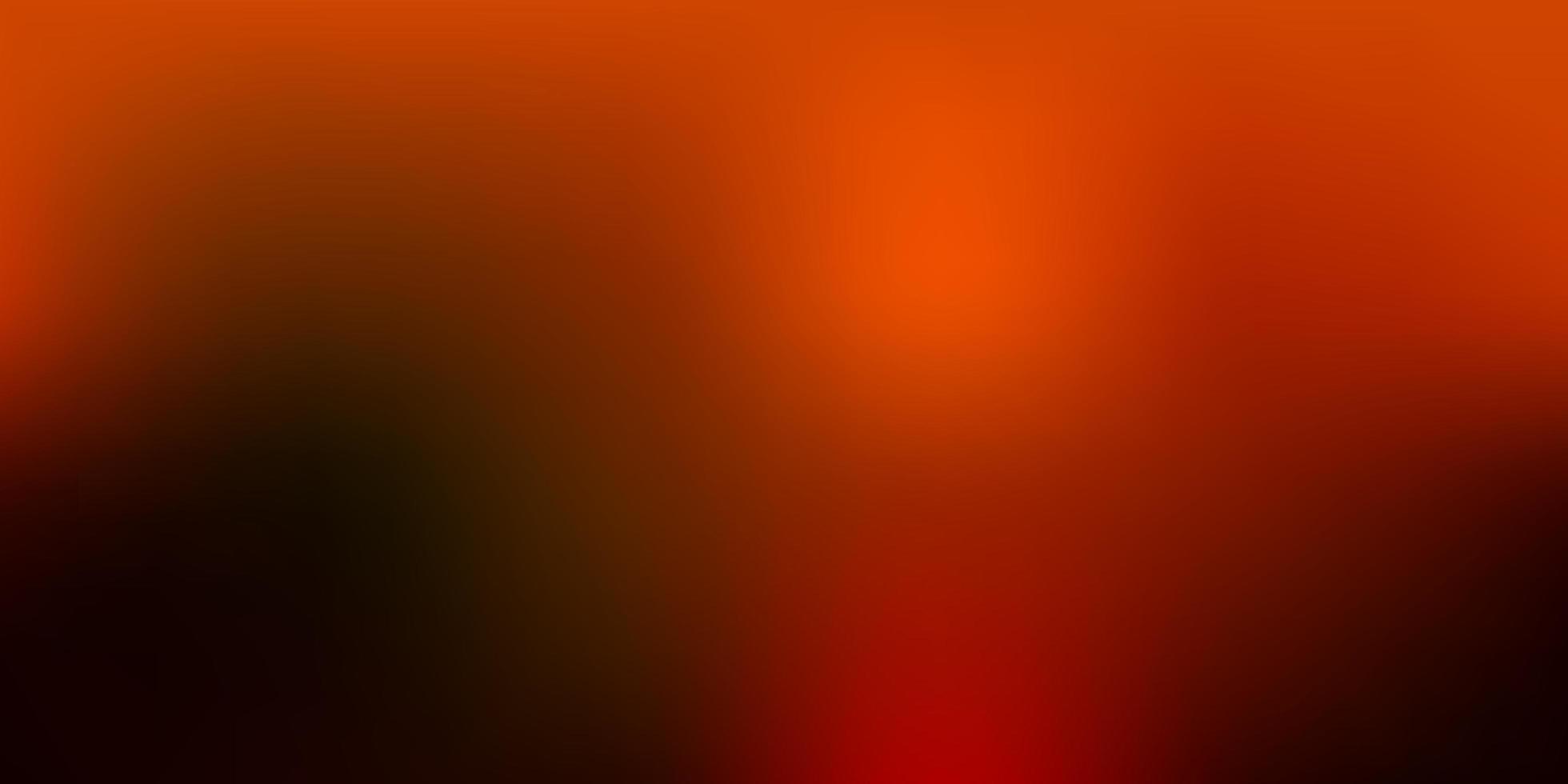 Dark Orange vector blur background.