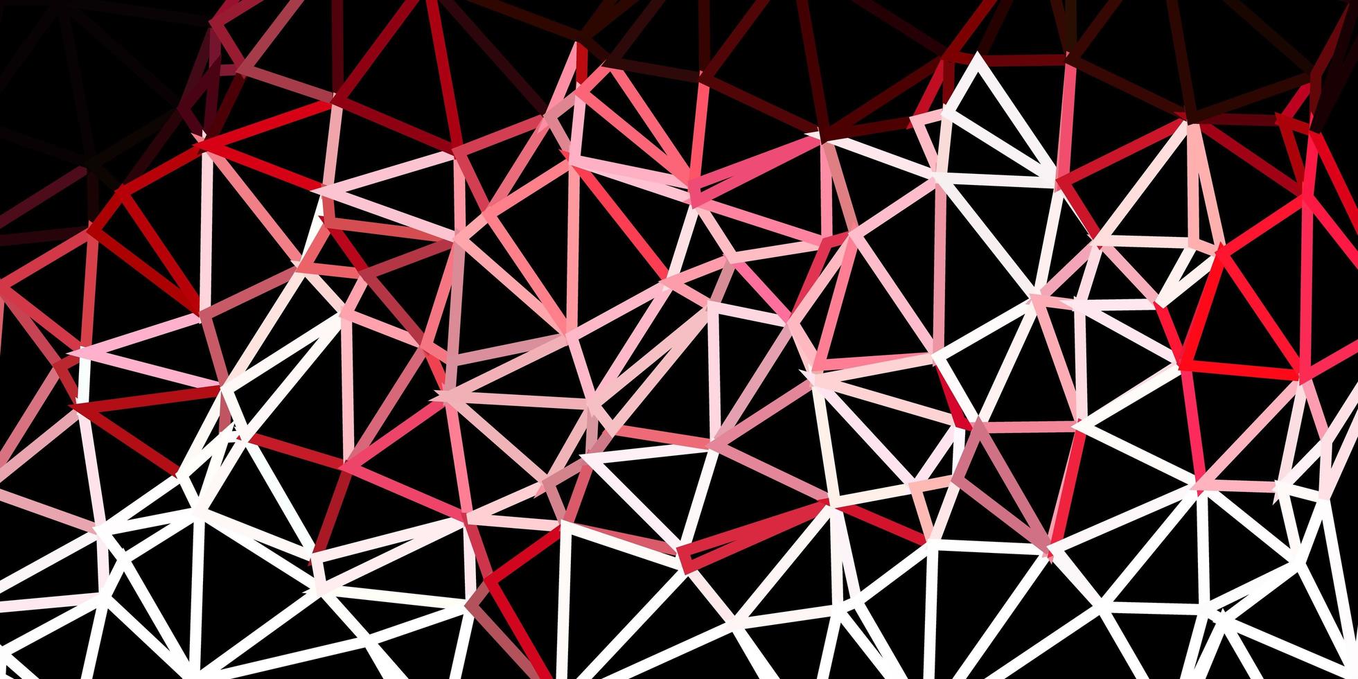 Light pink, red vector poly triangle texture.