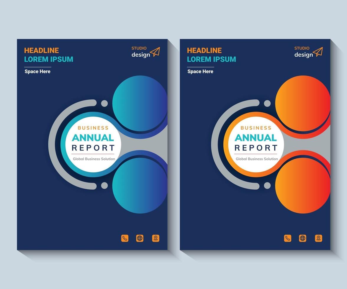 Annual Report design Layout Multipurpose use for any Project, annual report, Brochure, flyer, Poster, Booklet, etc. vector