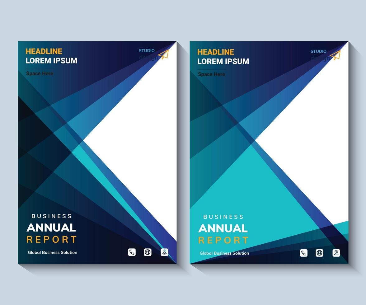 Annual Report design Layout Multipurpose use for any Project, annual report, Brochure, flyer, Poster, Booklet, etc. vector