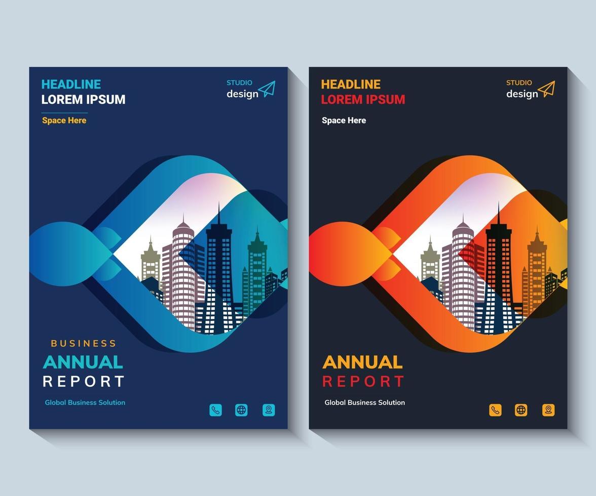 Annual Report design Layout Multipurpose use for any Project, annual report, Brochure, flyer, Poster, Booklet, etc. vector