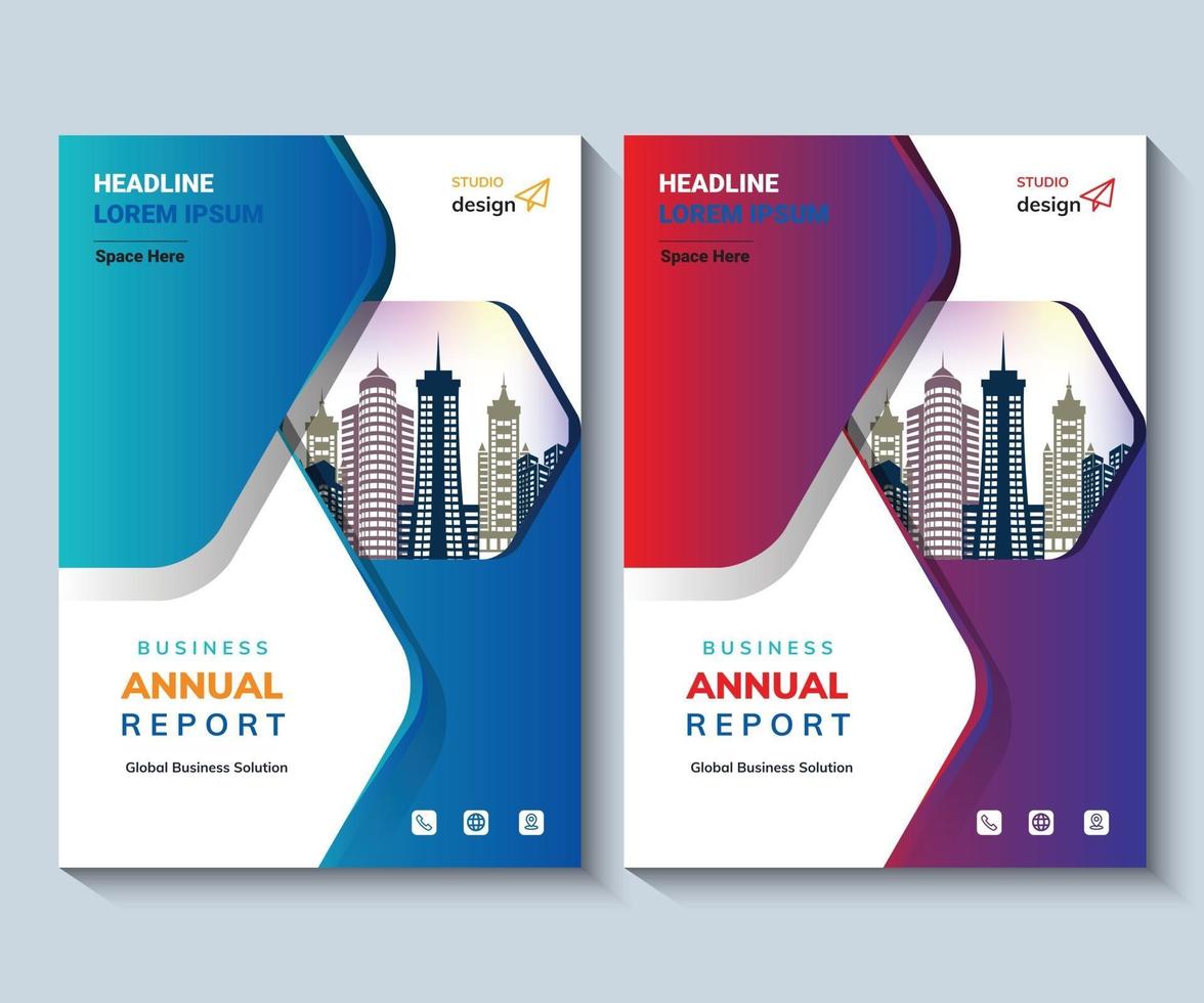 Annual Report design Layout Multipurpose use for any Project, annual report, Brochure, flyer, Poster, Booklet, etc. vector