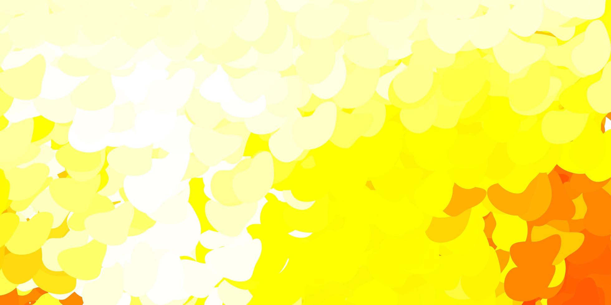 Light orange vector texture with memphis shapes.