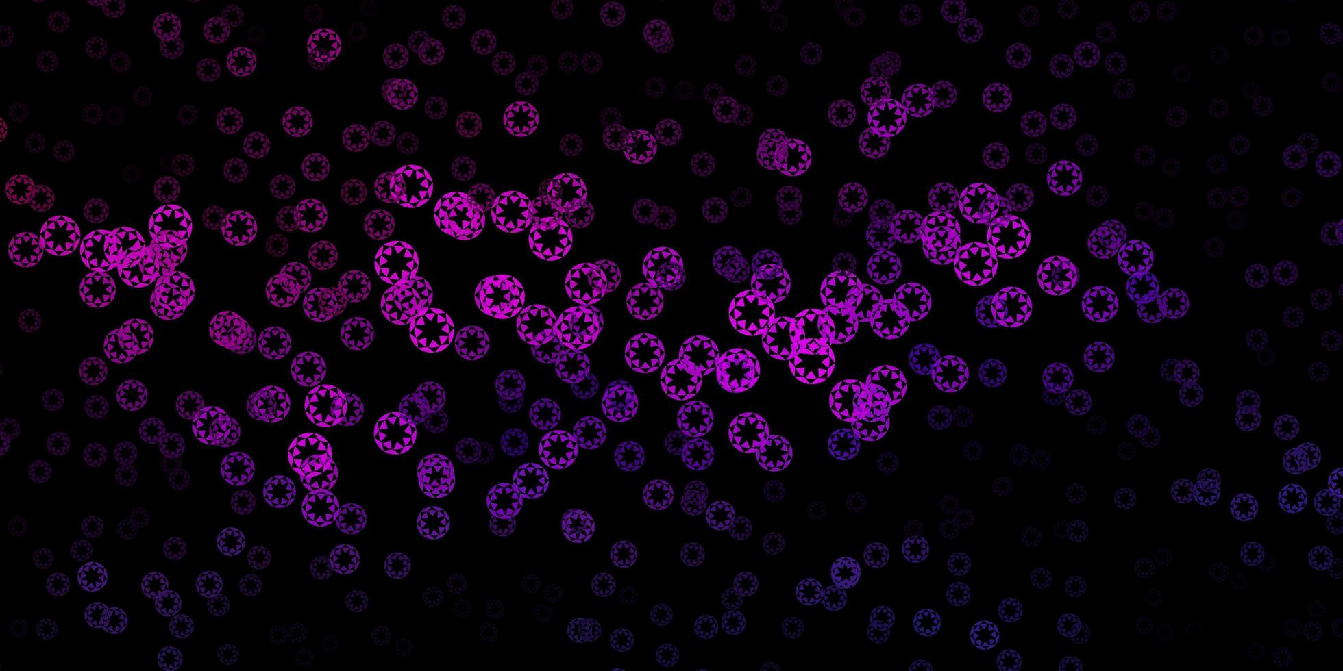 Dark pink vector texture with disks.