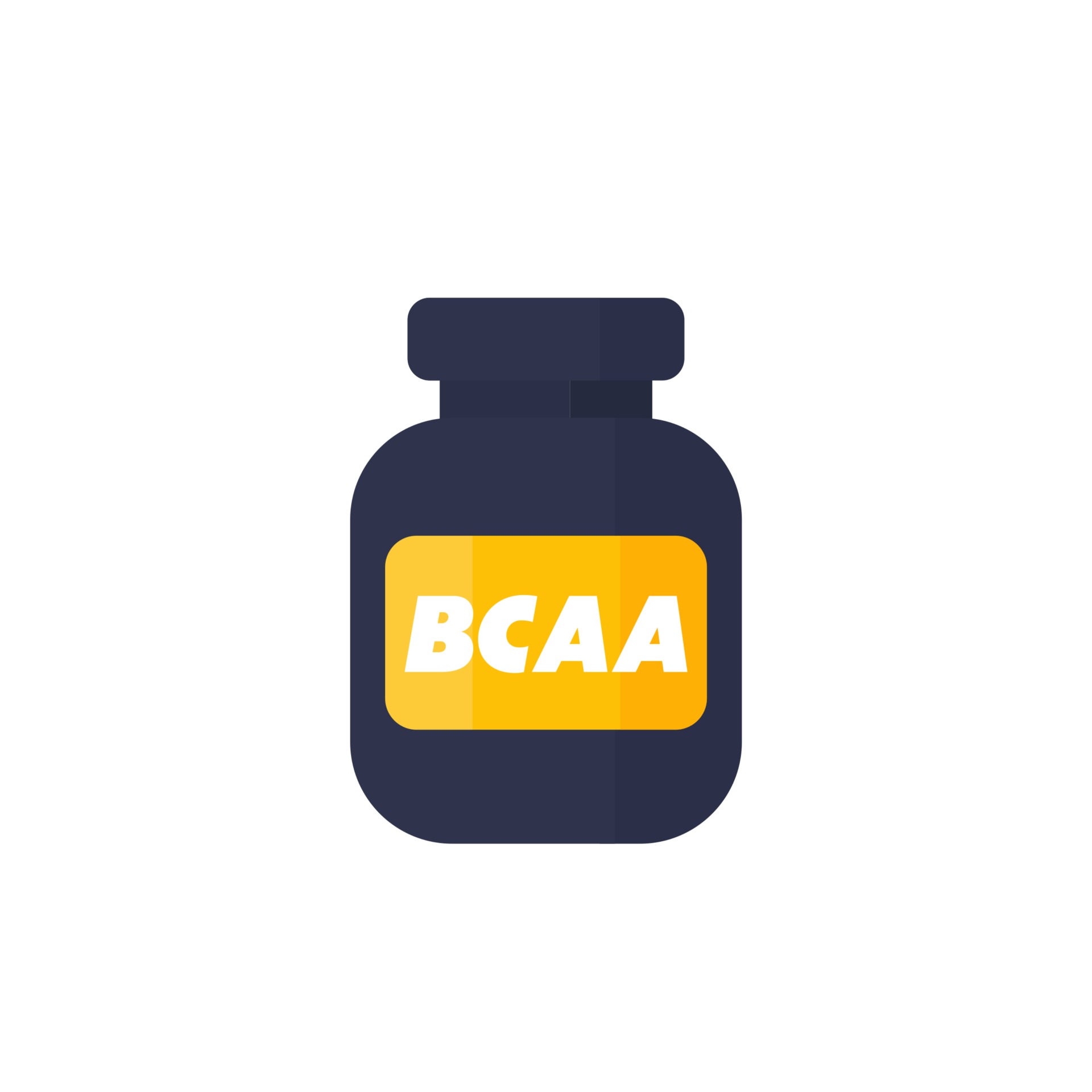 bcaa, amino vector icon on white 2775219 Vector Art at Vecteezy