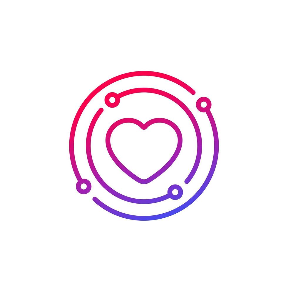 core value line vector icon