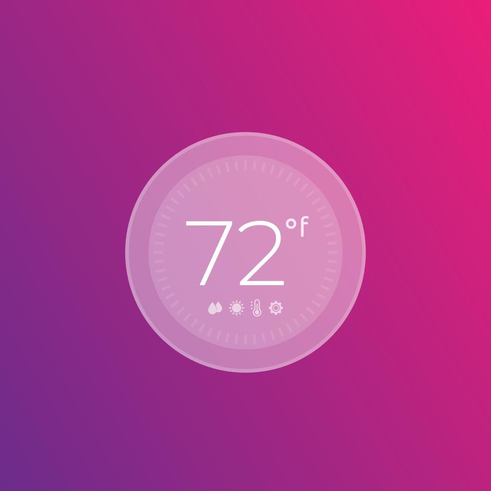 digital smart thermostat vector illustration 2775237 Vector Art at Vecteezy