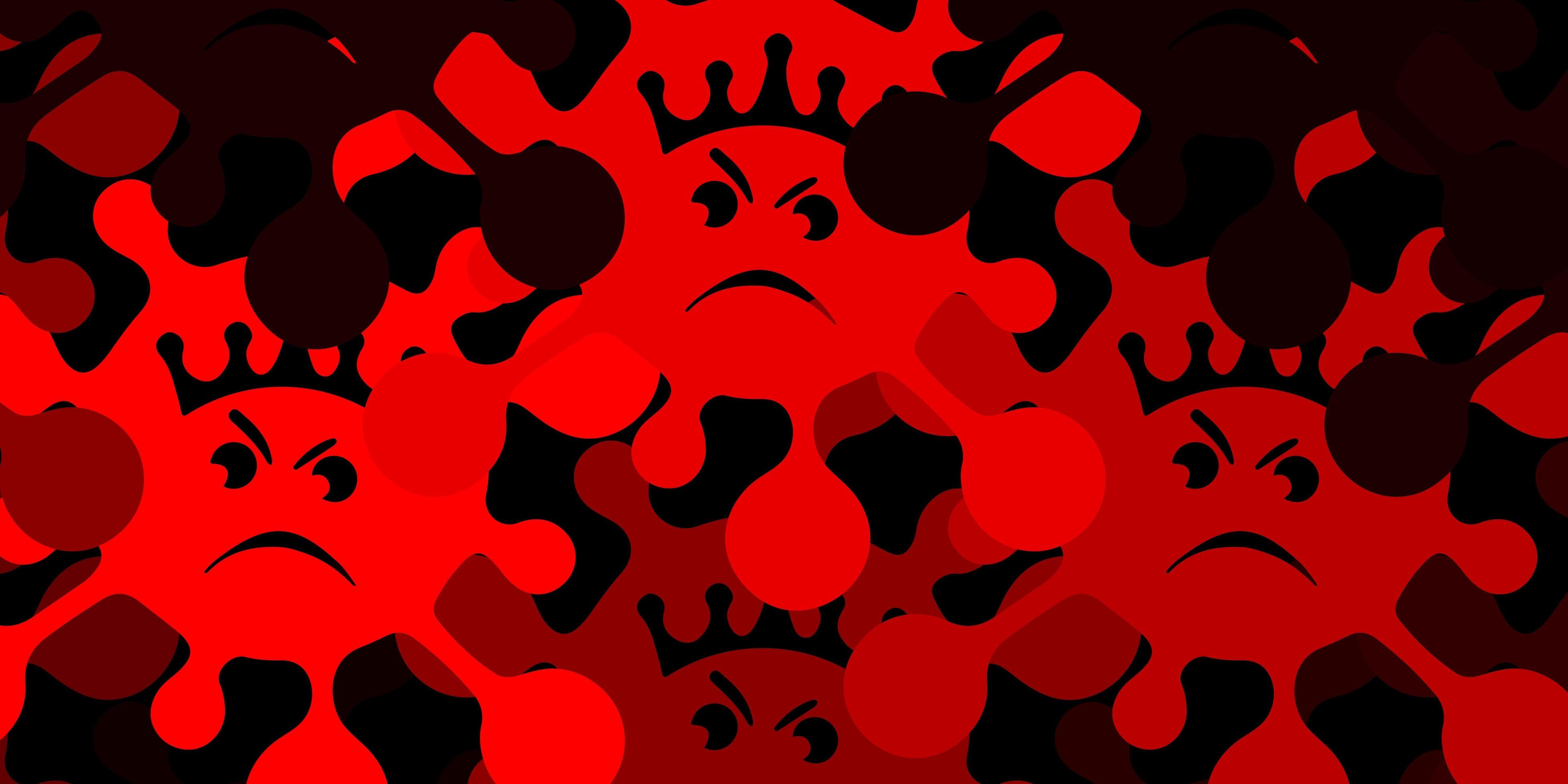 Dark orange vector backdrop with virus symbols. 2775321 Vector Art at