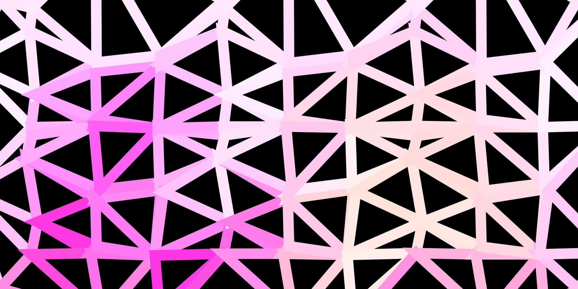 Light pink vector triangle mosaic design.