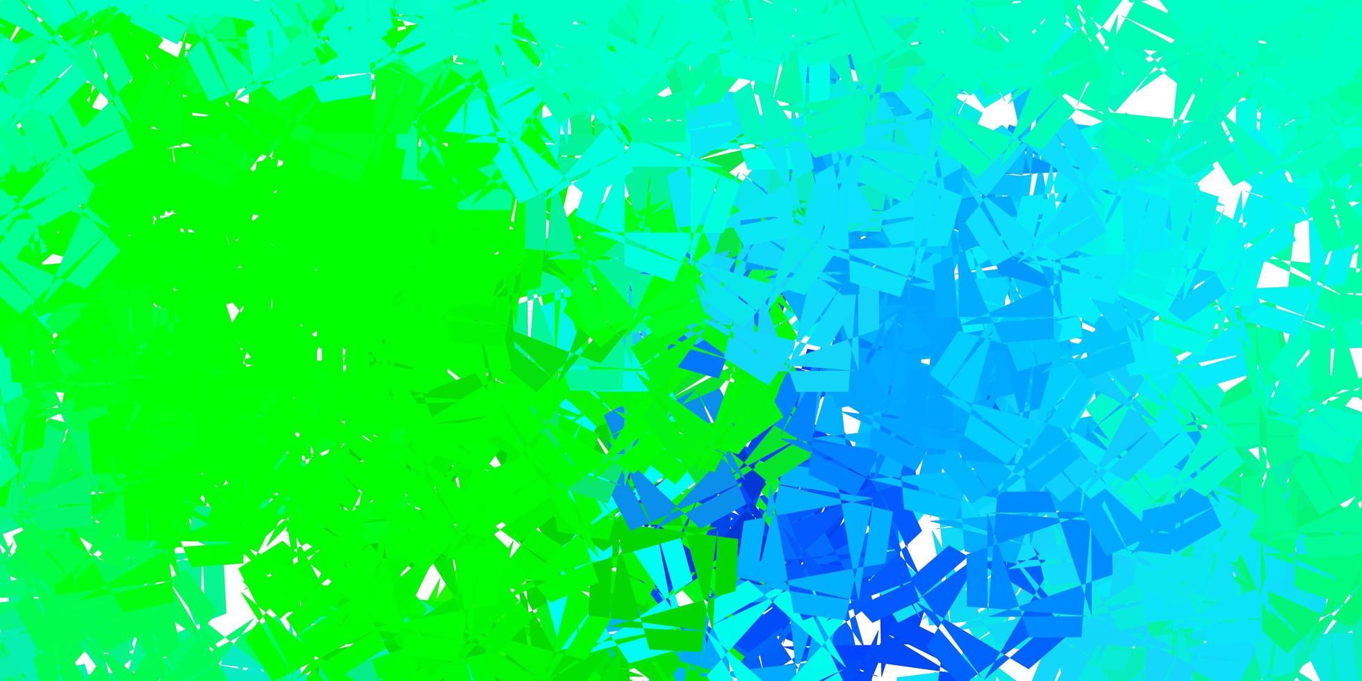 Fondo de pantalla de polígono degradado vectorial multicolor oscuro. vector