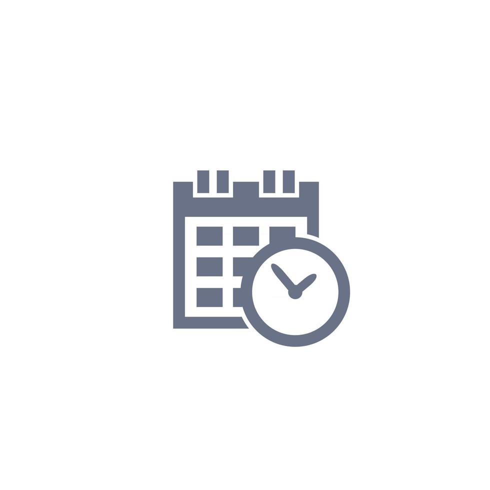 Schedule, appointment vector icon