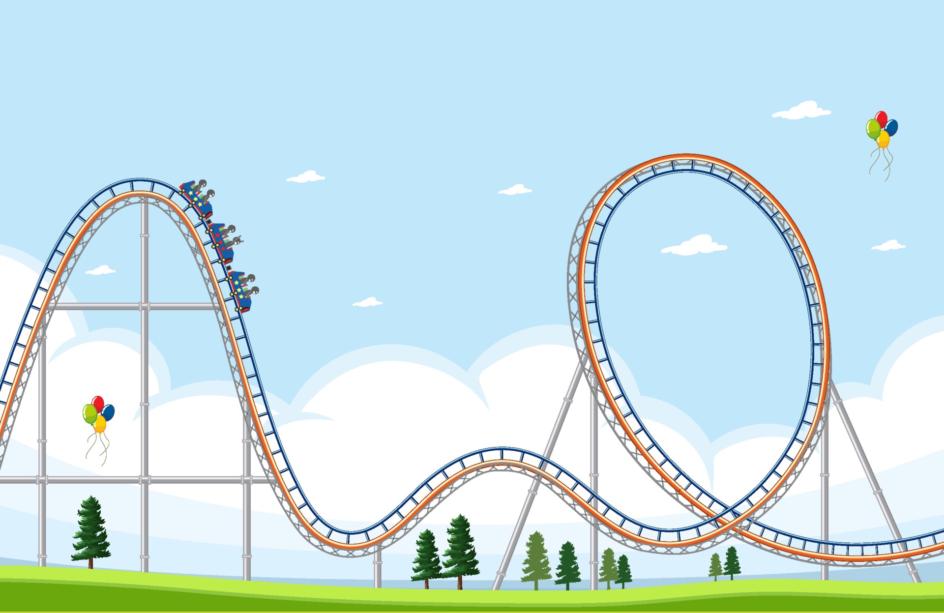 Bloodstained Odorless Good feeling Roller Coaster Vector Art, Icons, and Graphics for Free Download