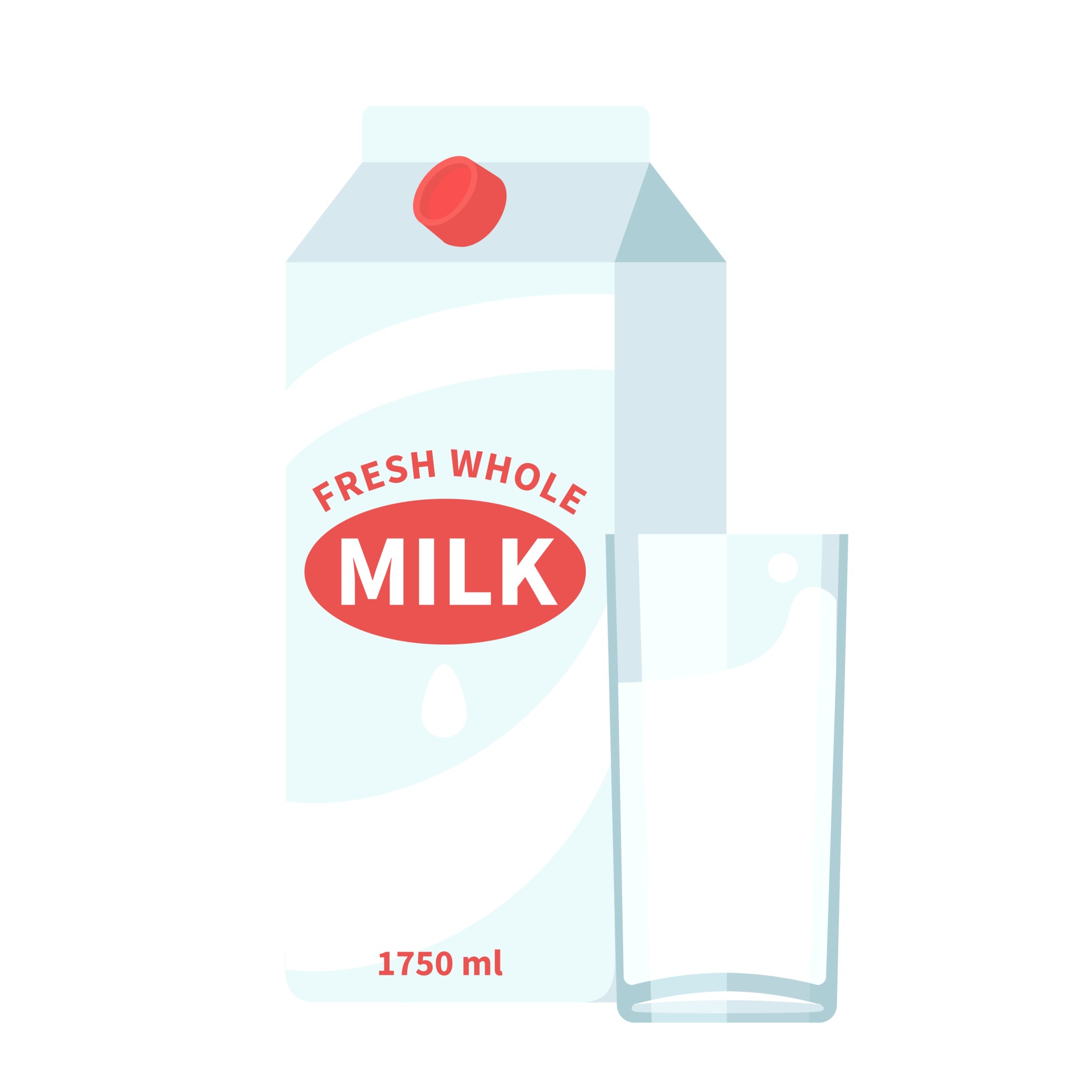 Cartoon Vector Illustration Isolated Object Fresh Whole Drink Milk Bottle And Glass Cup Vector Art At Vecteezy