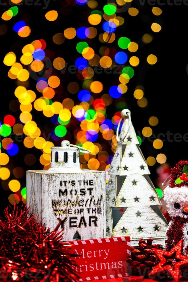 Christmas decoration, Christmas and New Year holidays background photo