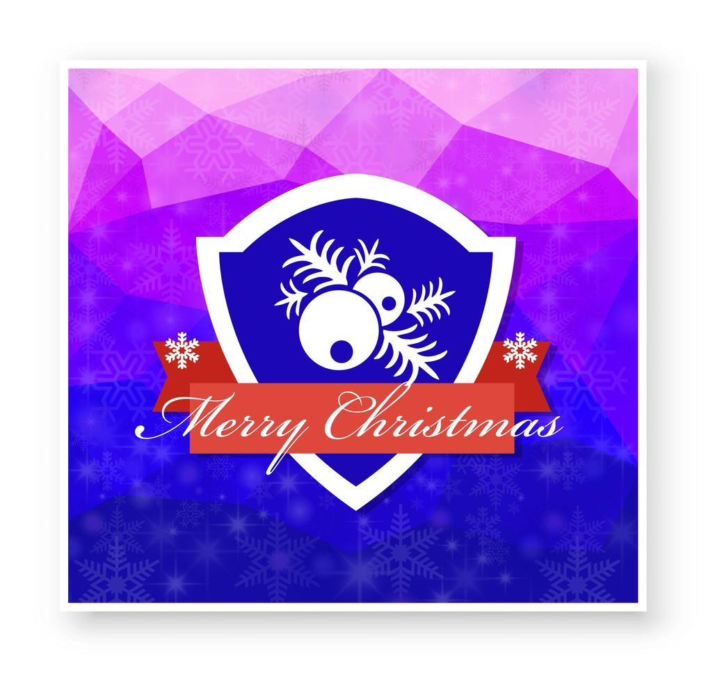 Christmas celebratory banner for design New Year vector