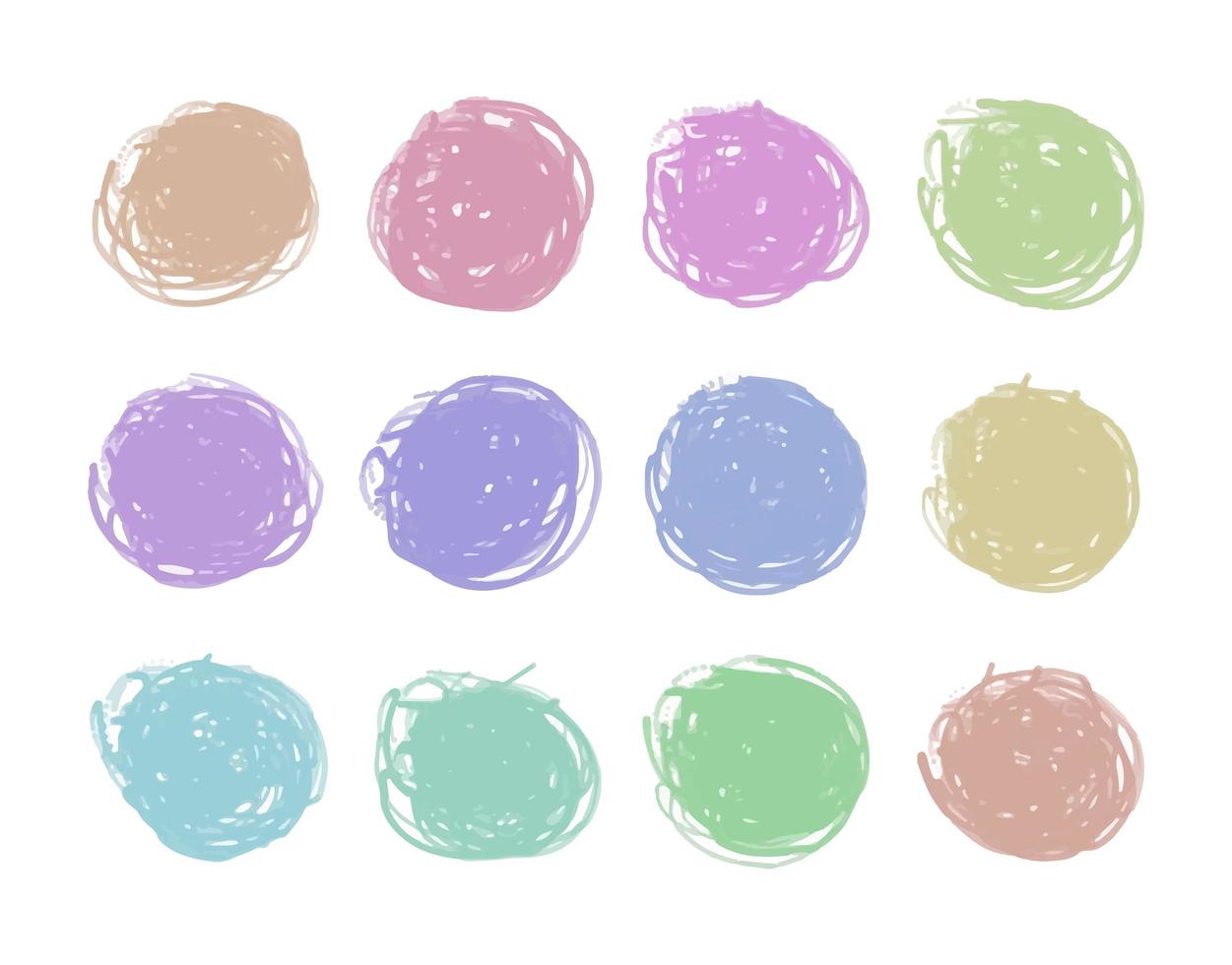 Covers Icons pastel girly theme for web stores vector