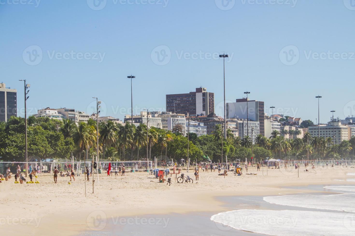 Playa Flamengo en Río de Janeiro, Brasil foto