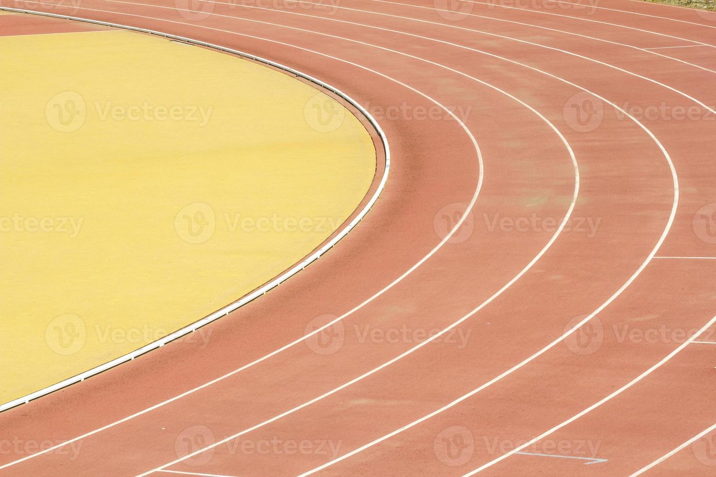 Athletic field for athletics competitions photo