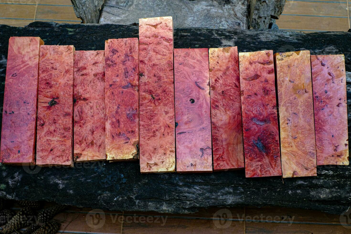 Nature pink burl wood striped photo