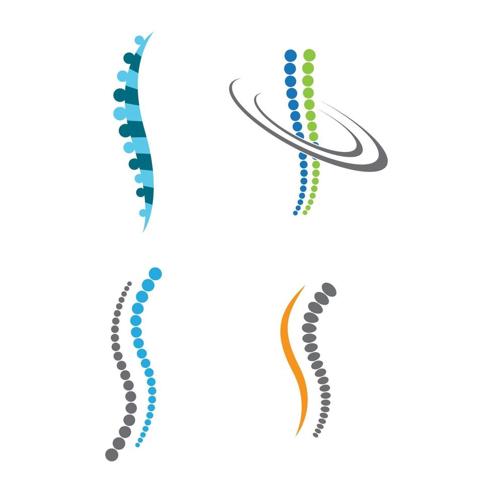 Spine logo images vector