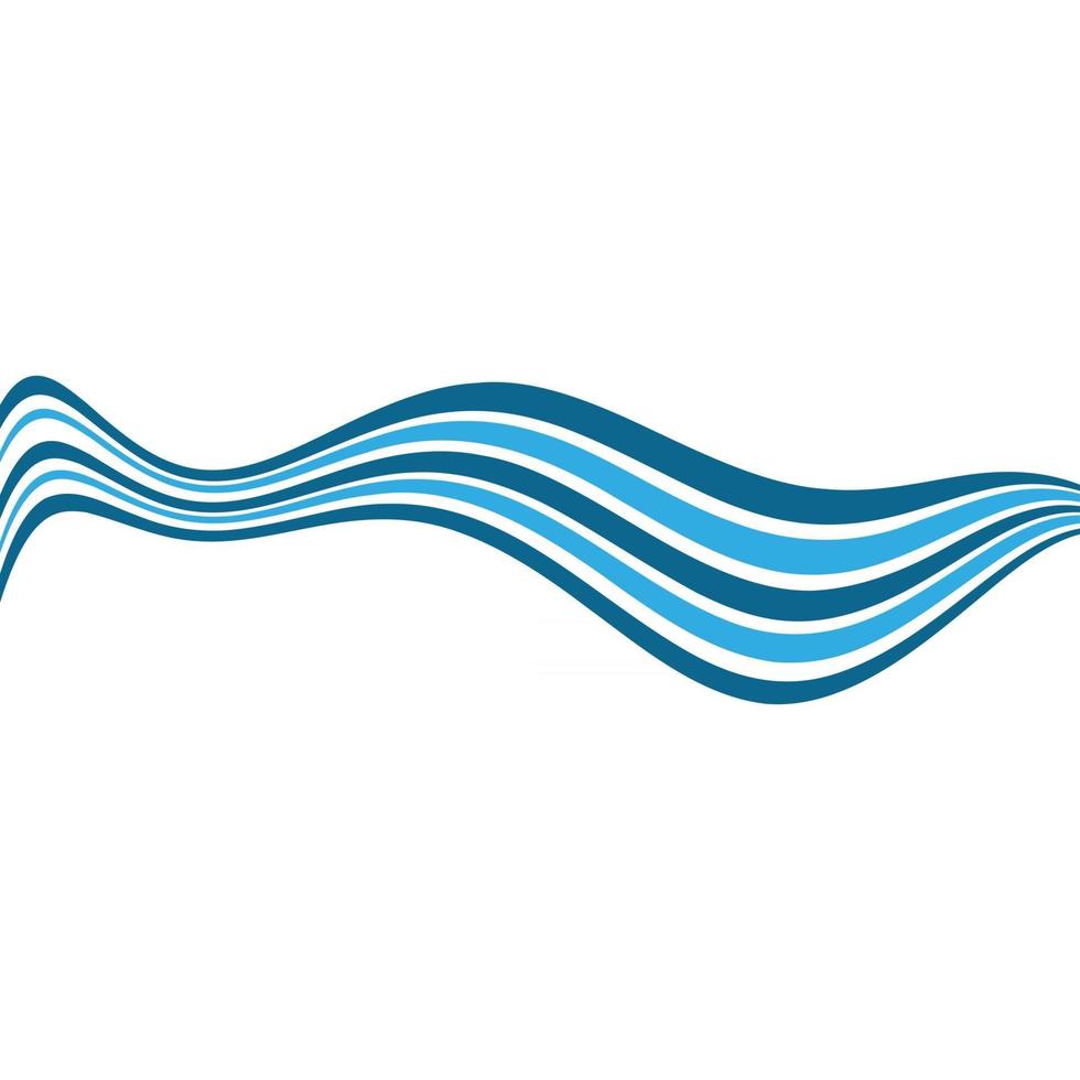 Wave line images vector