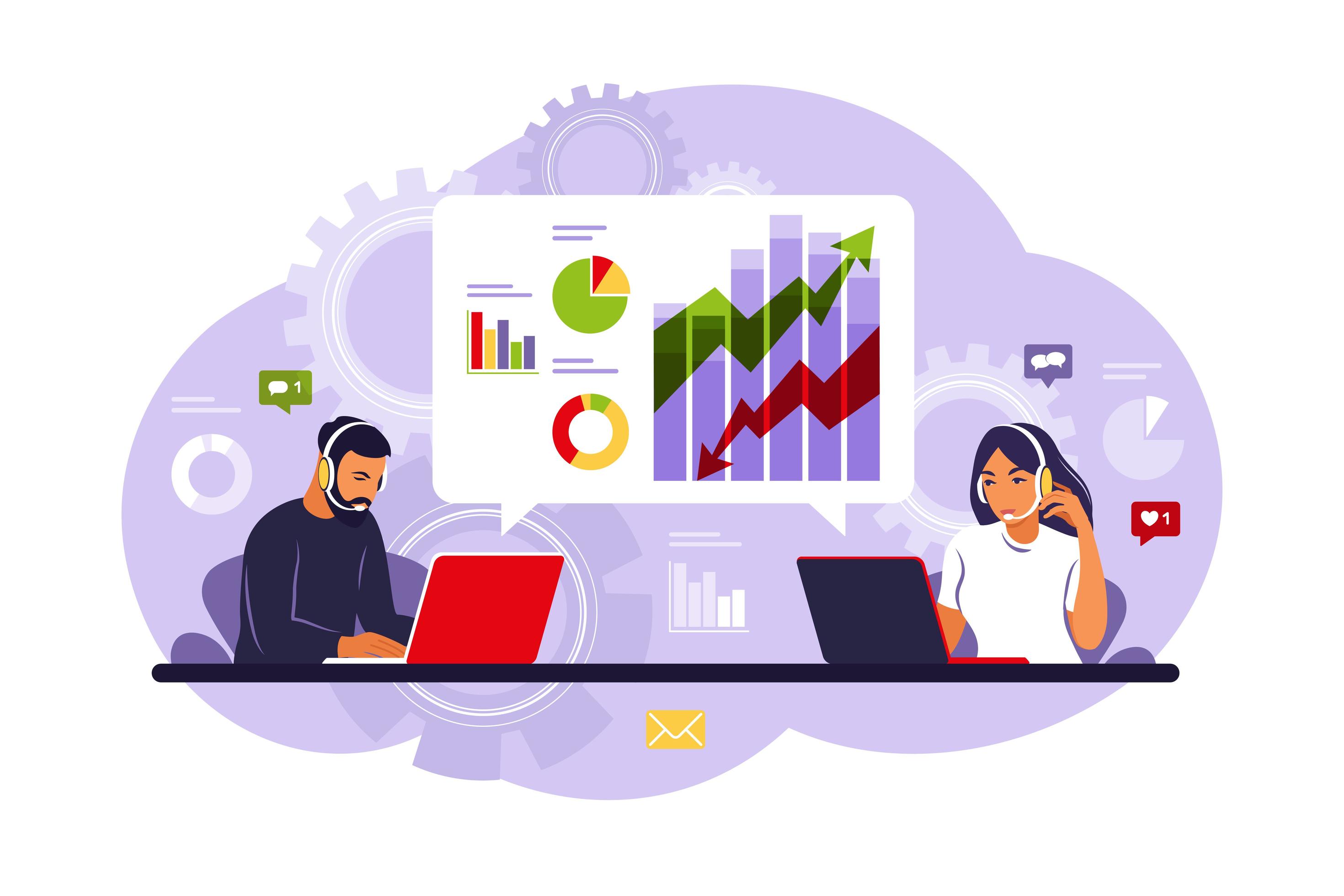 data-analysis-and-marketing-concept-people-analysts-working-with-data