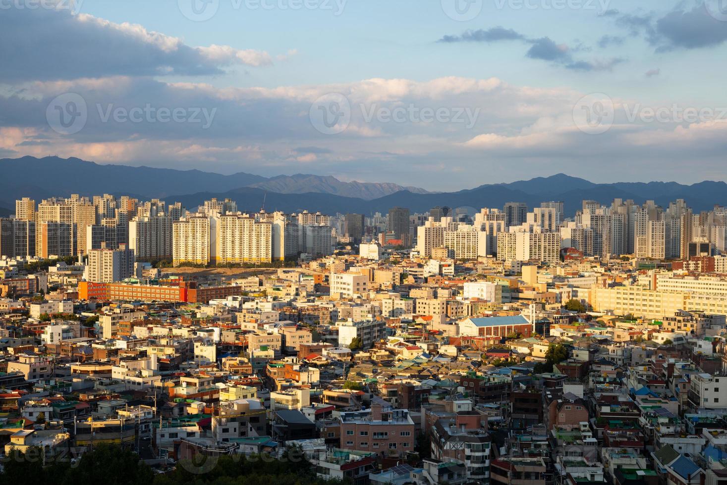 Cityscape of Daegu city in South Korea photo