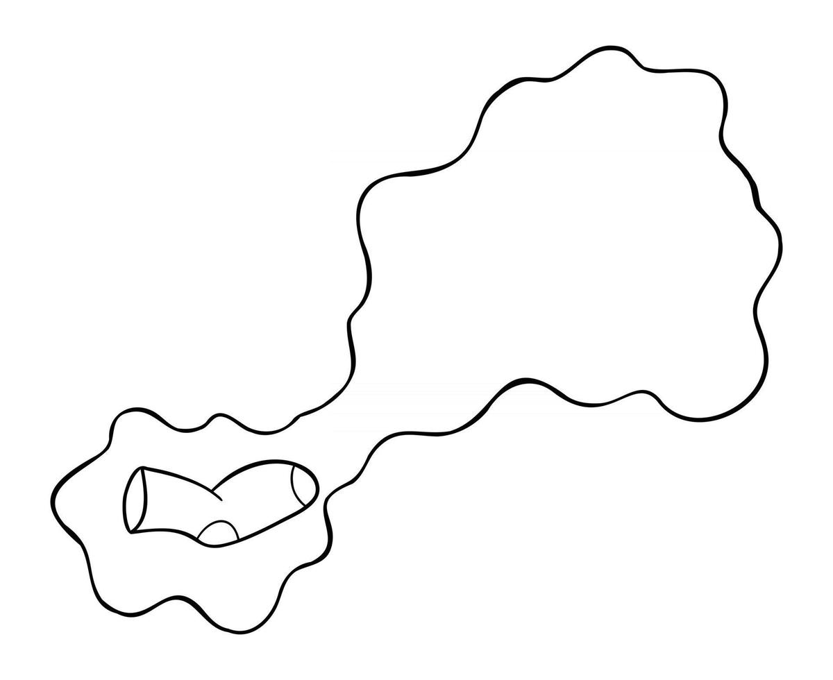 ilustración vectorial de dibujos animados de calcetín maloliente vector