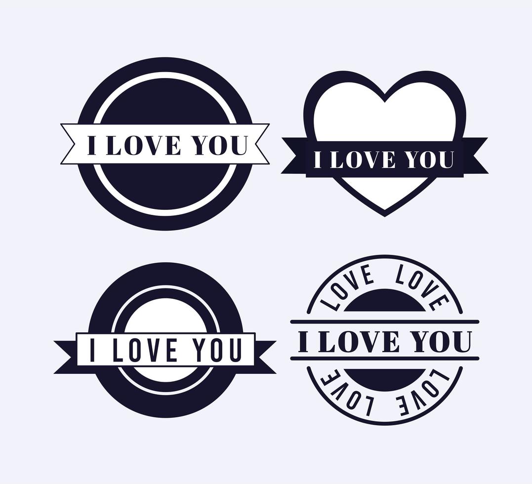 love seal pack vector