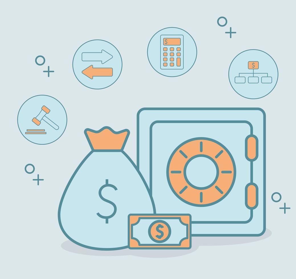 business icons pack vector