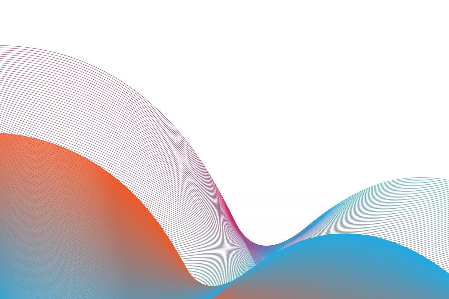 Abstract wave background vector