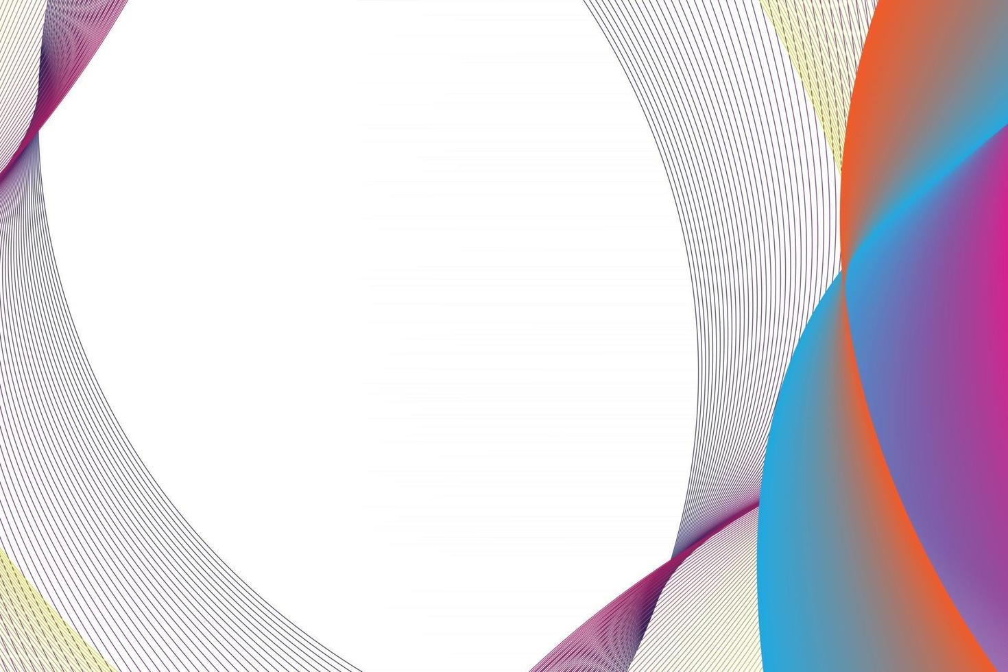 Abstract wave background vector