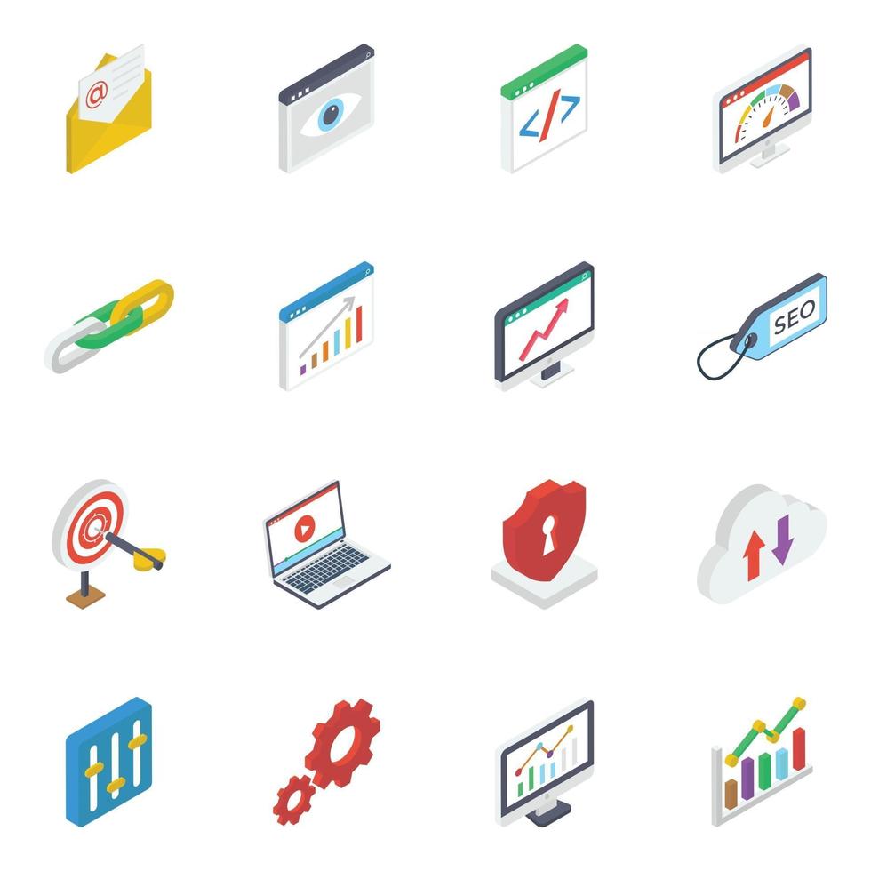 Seo and White Background vector