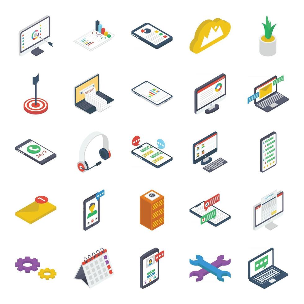 Trending Online Statistics vector