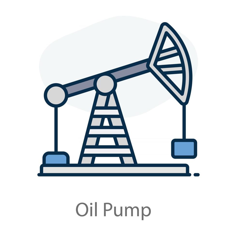 Oil Pump Drilling vector