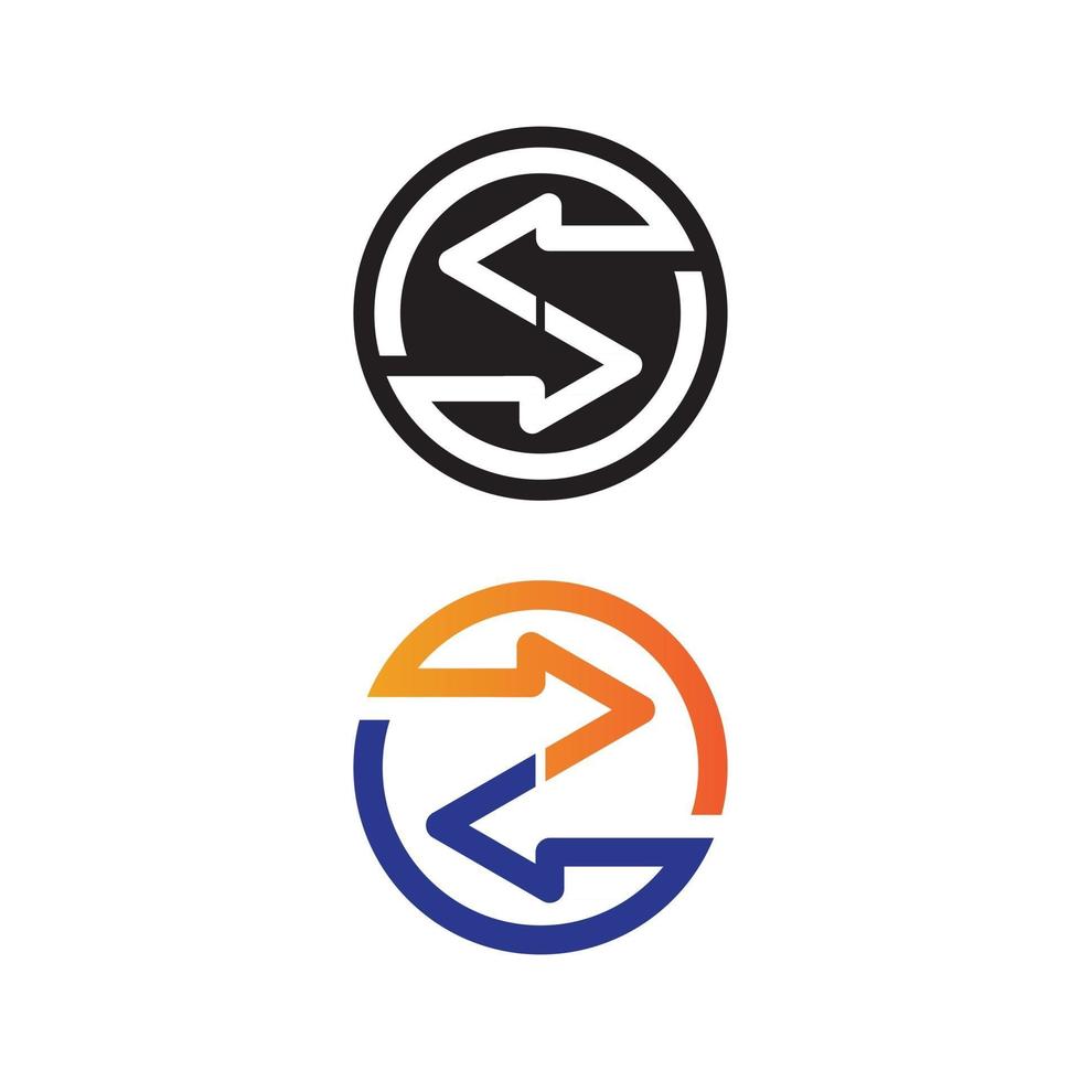 Arrow vector illustration icon for play Music faster and business