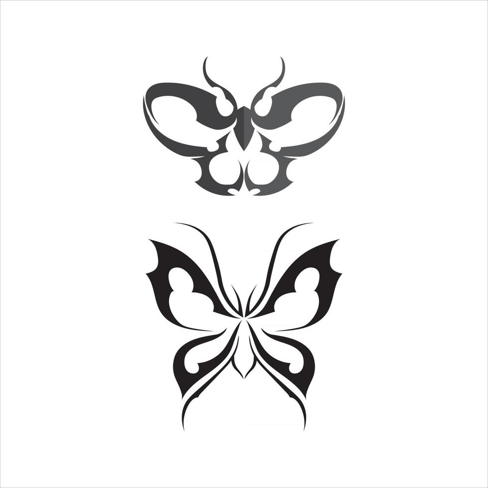 Clásico negro tribal, clásico, negro, étnico tatuaje icono vector ilustración diseño logo
