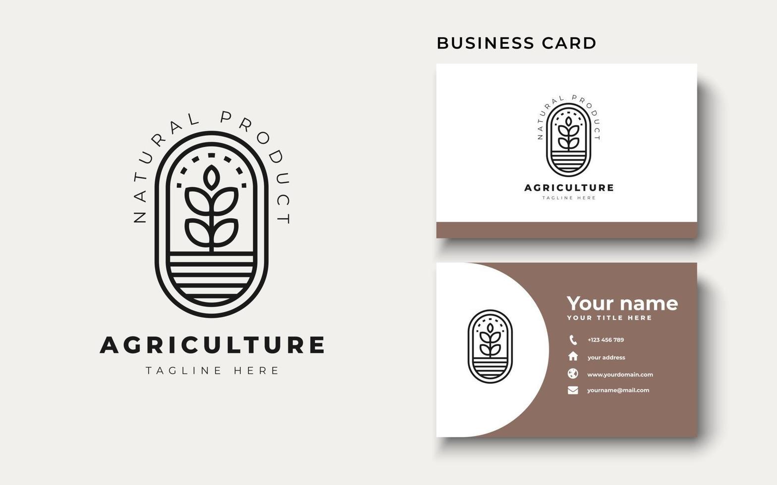 Agriculture Logo Design Inspiration, Vector illustration