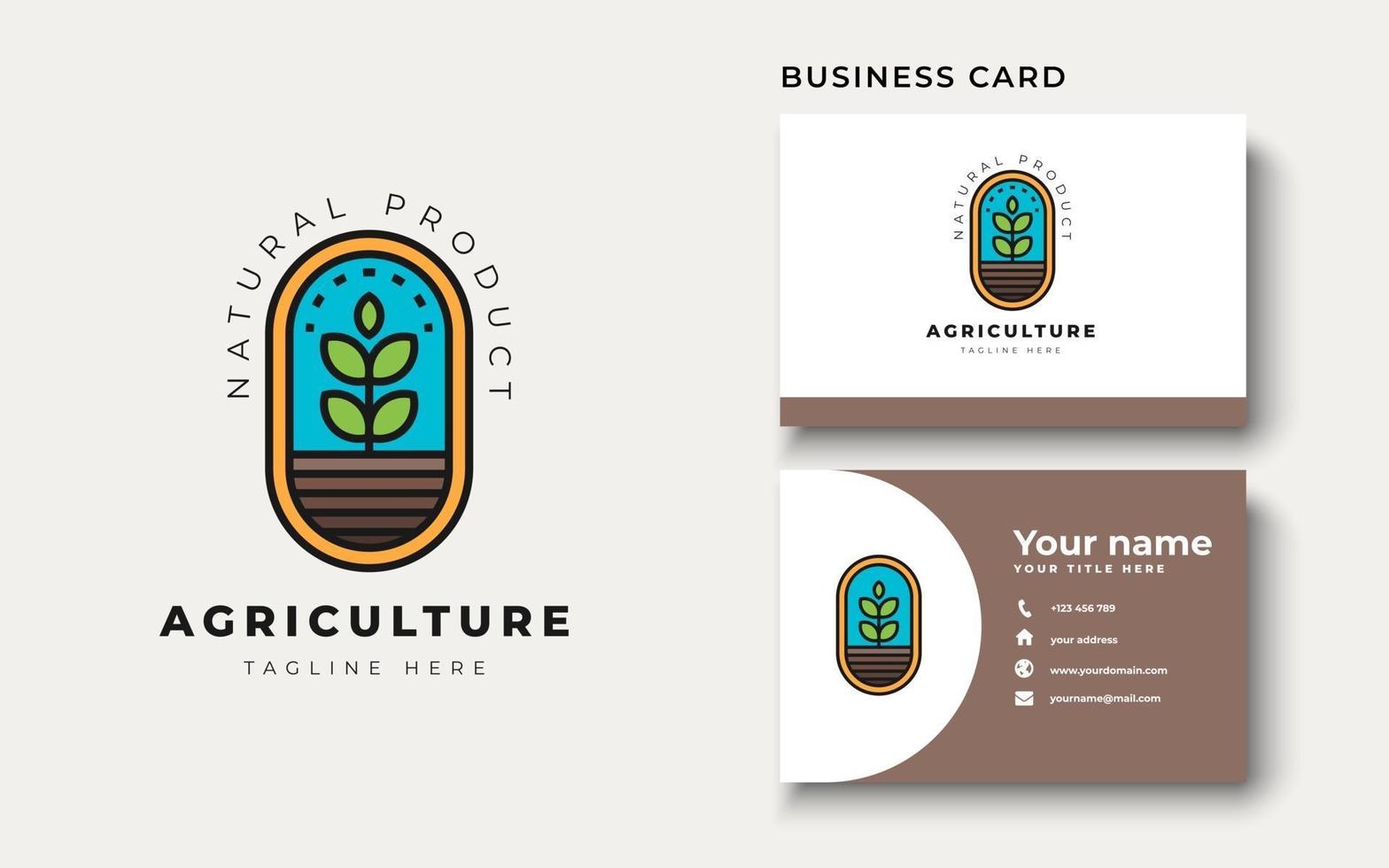 Agriculture Logo Design Inspiration, Vector illustration